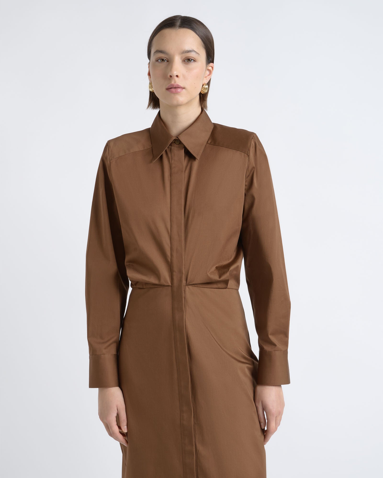 MNCUE260826054018006_2 Cue Tuck Shirt Dress - Image 2