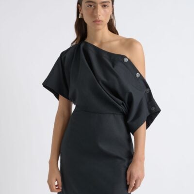 Cue Snap Detail Mini Dress - Image 2