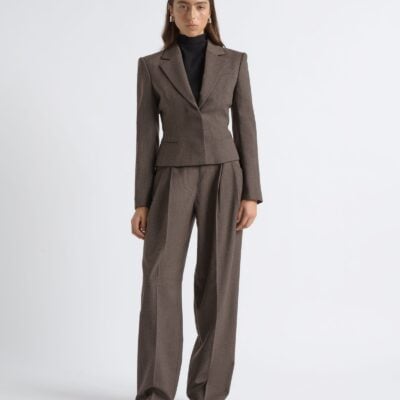 Cue Single Breasted Crop Blazer - Image 2