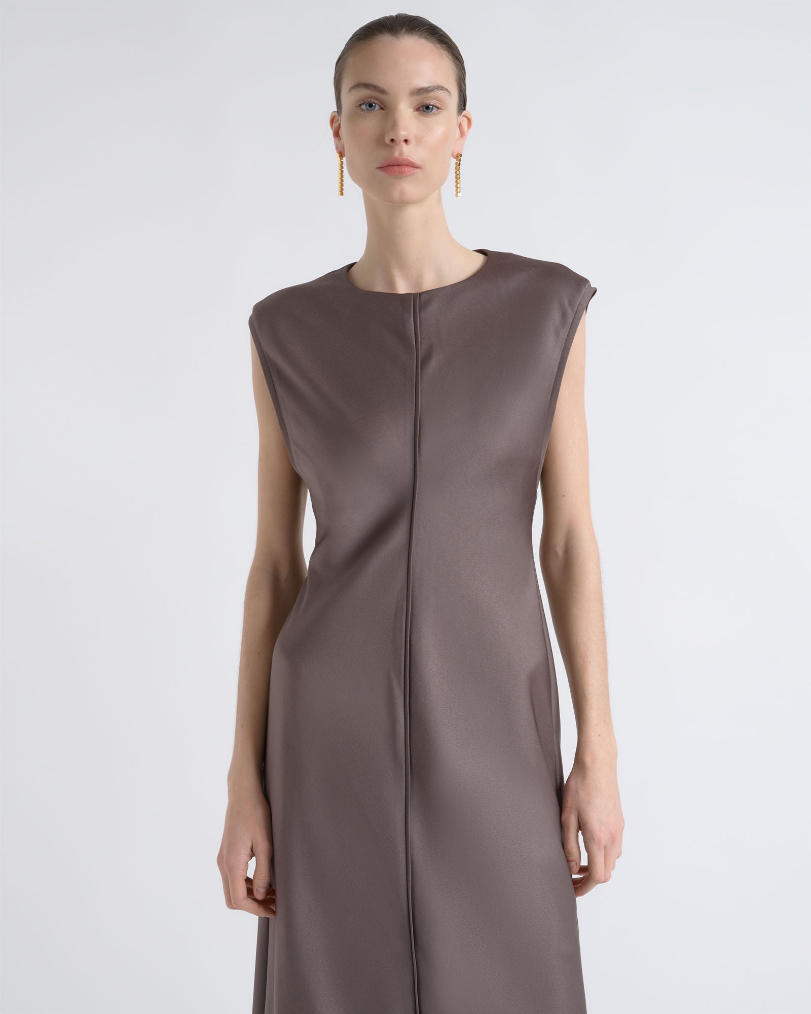 MNCUE260826054018034_2 Cue Satin Bias Midi Dress - Image 2