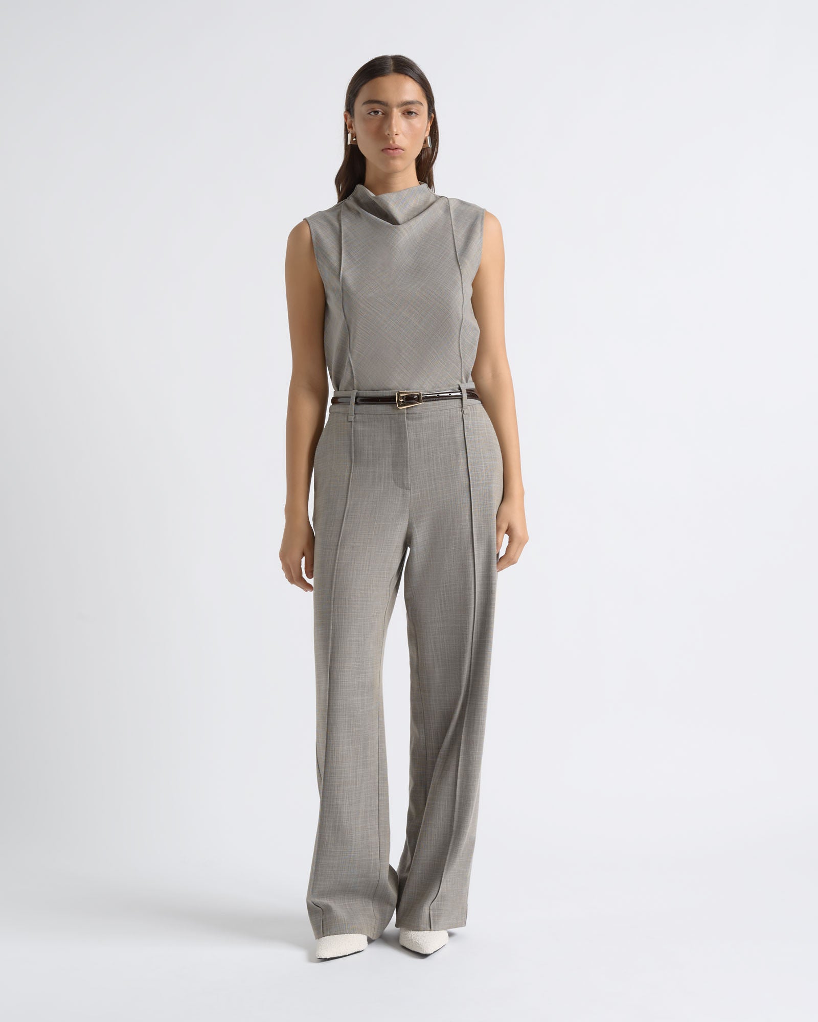 Cue Relaxed Pin Tuck Pant - Image 2
