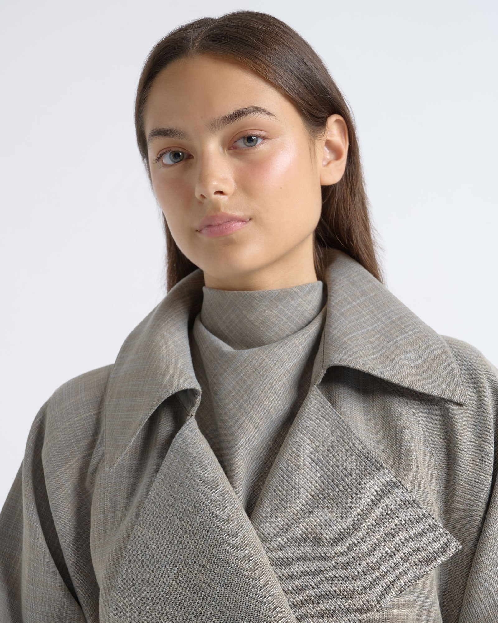 MNCUE260826054018036_3 Cue Relaxed Fit Trench Coat - Image 3