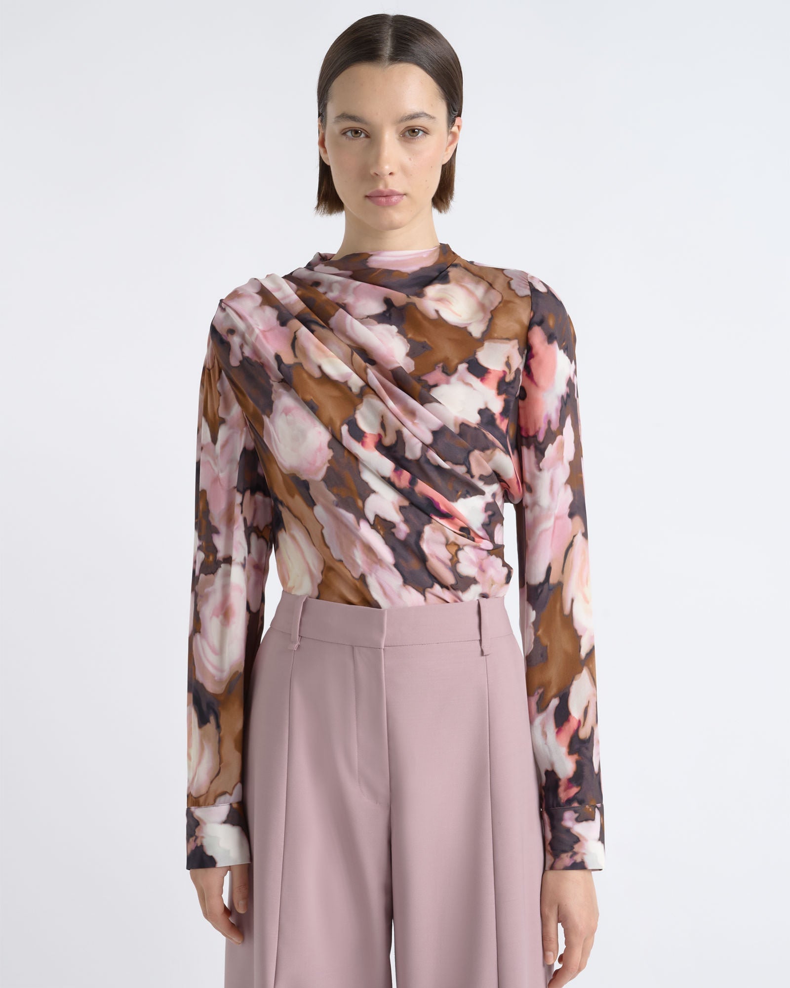 Cue Print Drape Top - Image 3