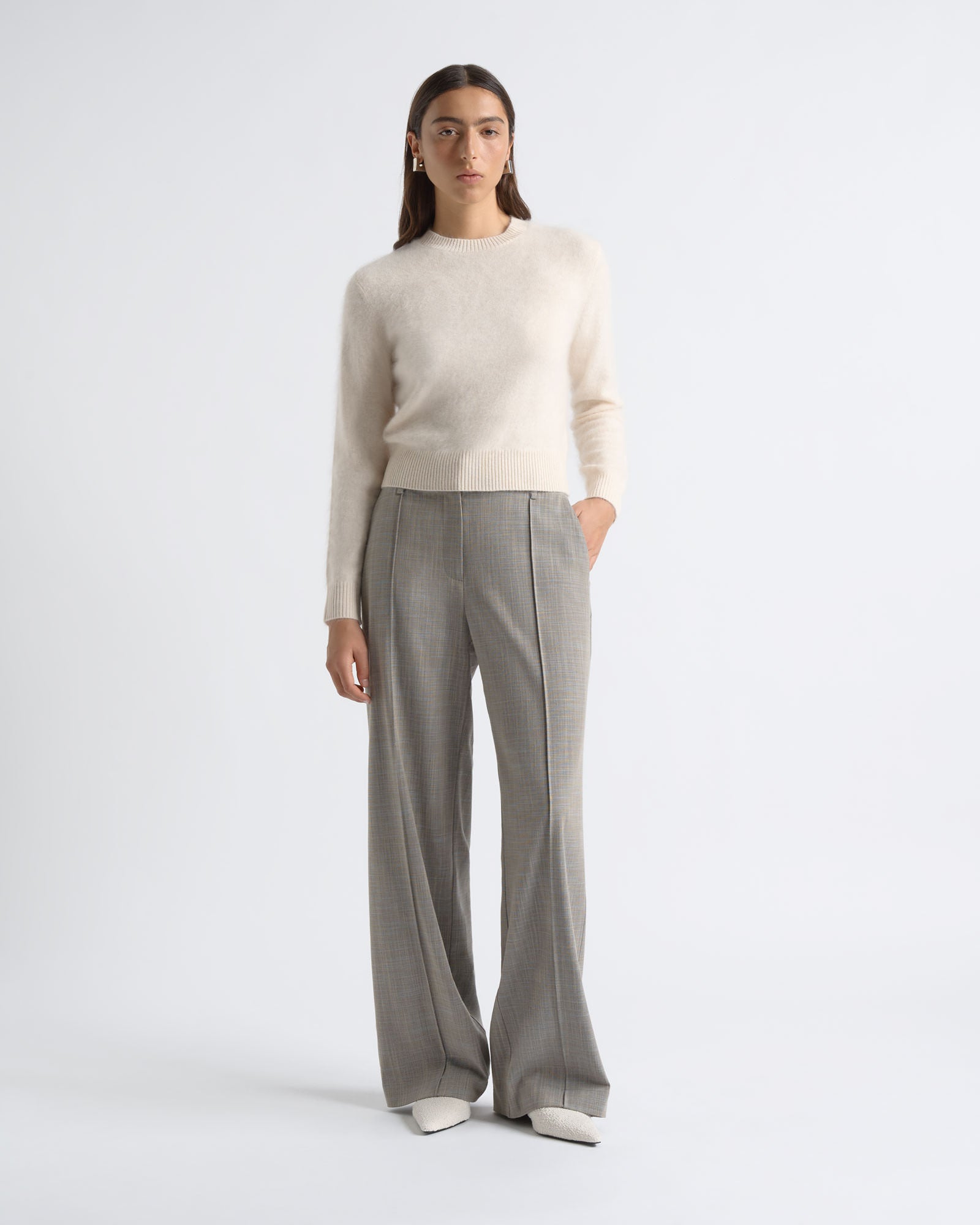 MNCUE260826054018046_2 Cue Luxe Brushed Sweater - Image 2