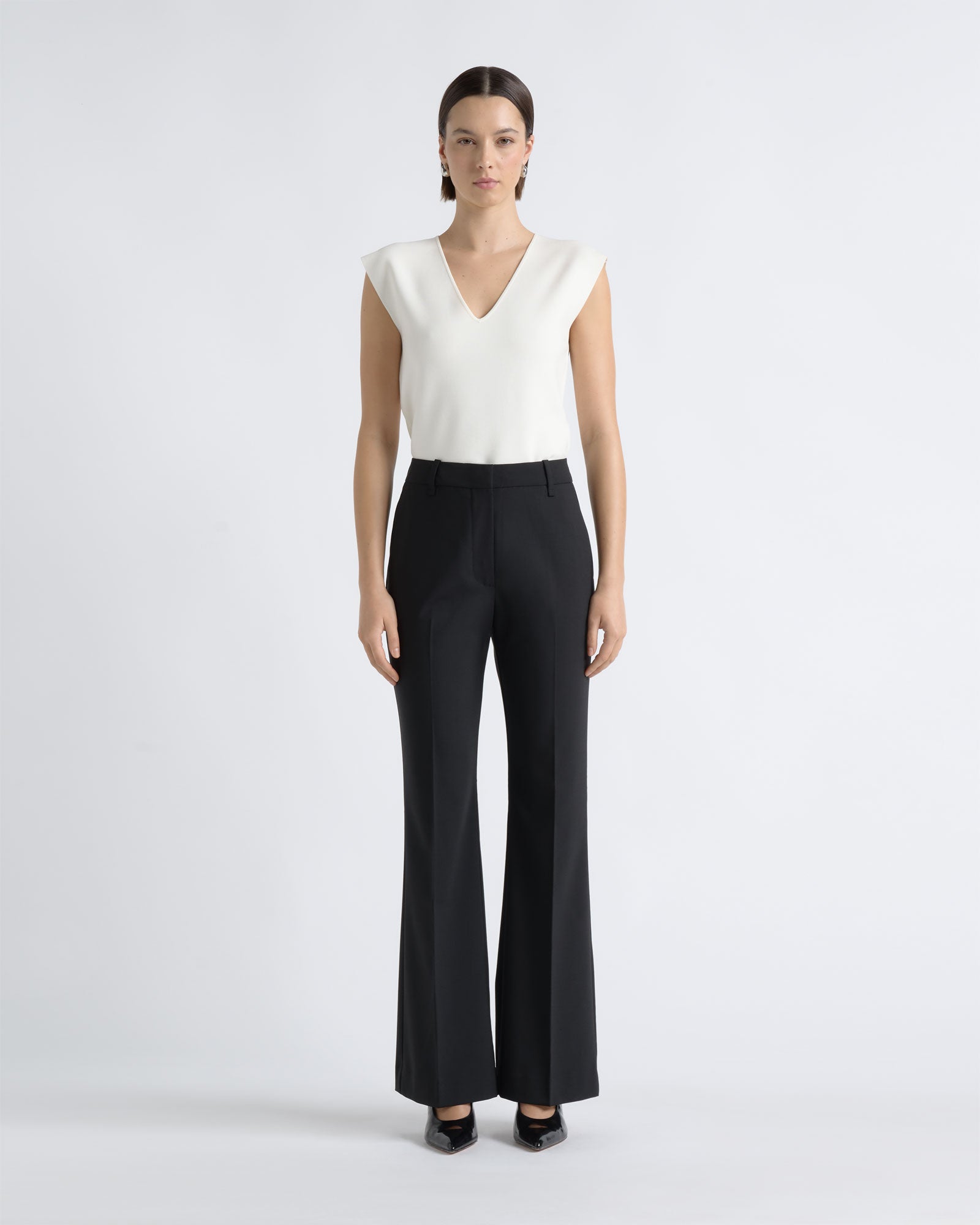 MNCUE260826054018048_2 Cue High Waisted Straight Leg Pant - Image 2