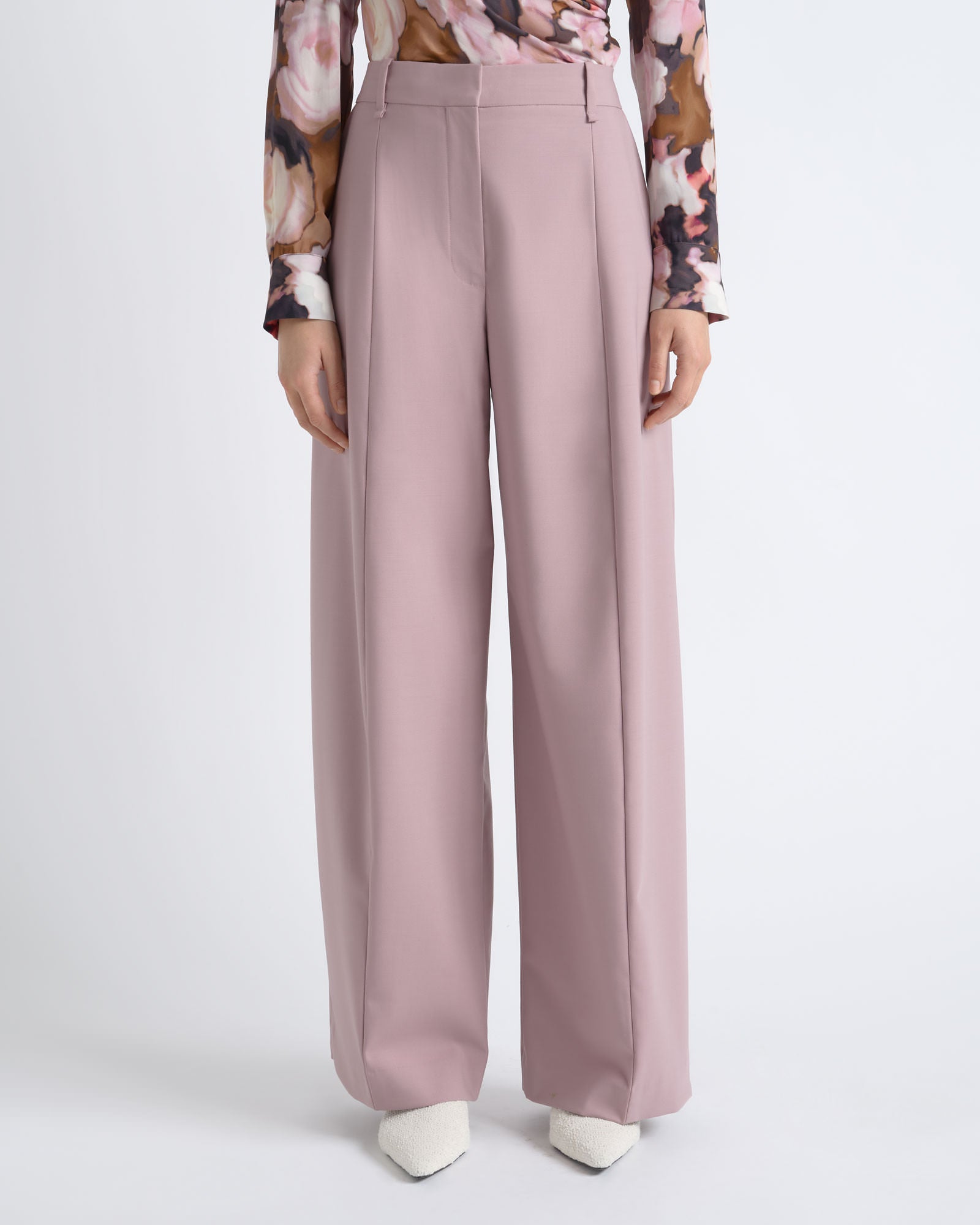 Cue High Waisted Barrel Leg Pant - Image 1