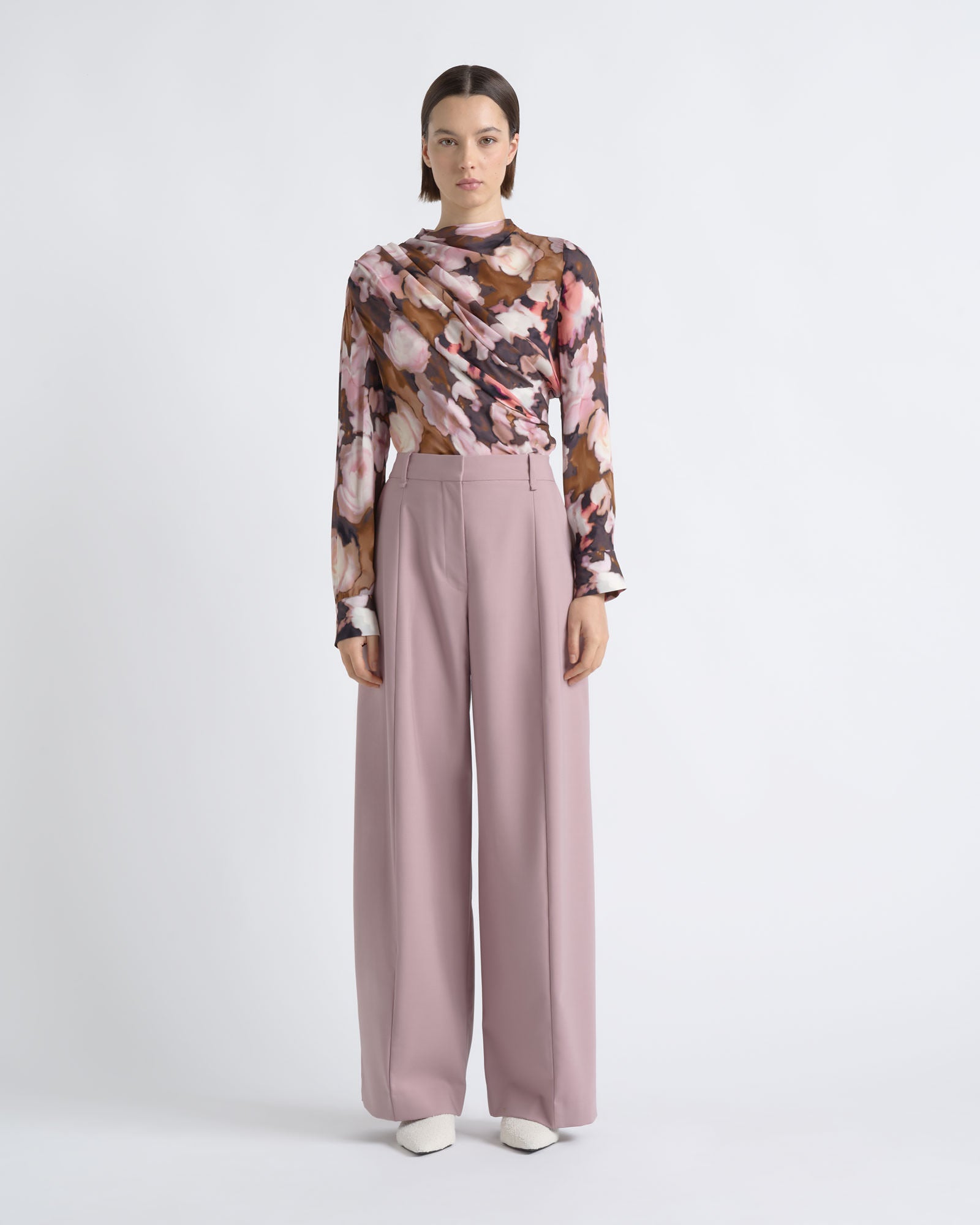 MNCUE260826054018049_2 Cue High Waisted Barrel Leg Pant - Image 2