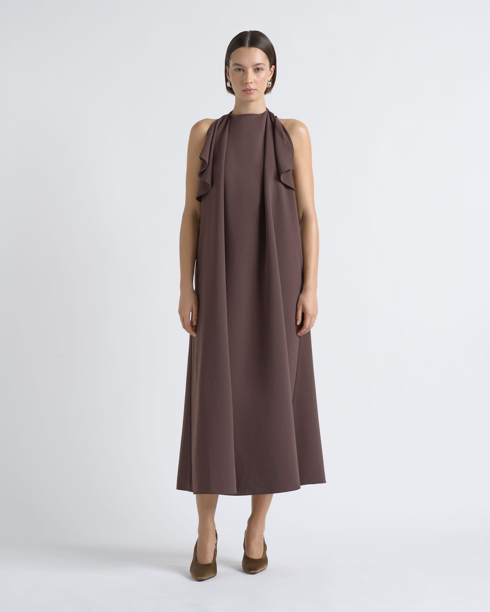 Cue Halter Neck Midi Dress - Image 1