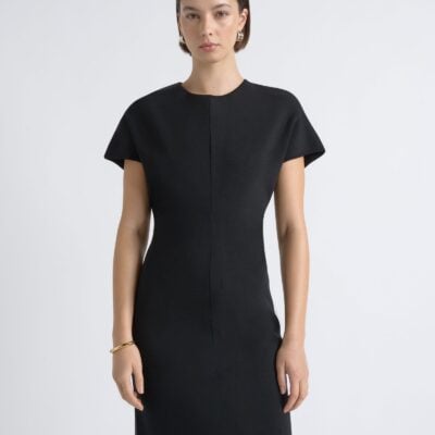 Cue Drop Shoulder Milano Dress - Image 2