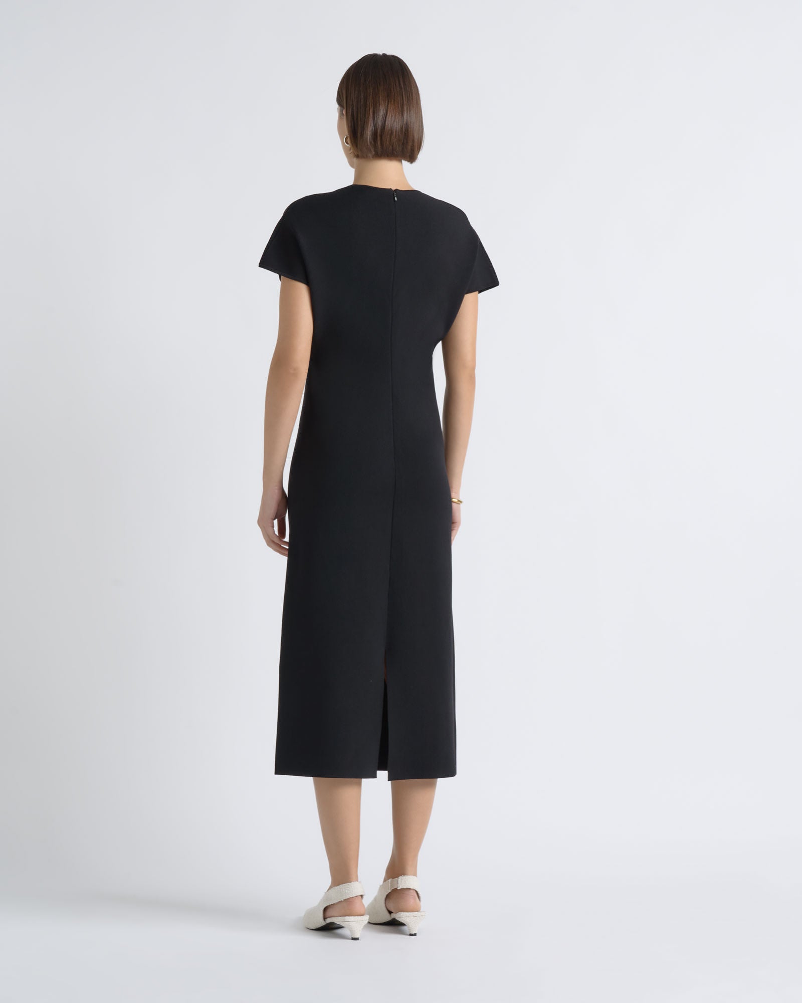 MNCUE260826054018057_3 Cue Drop Shoulder Milano Dress - Image 3