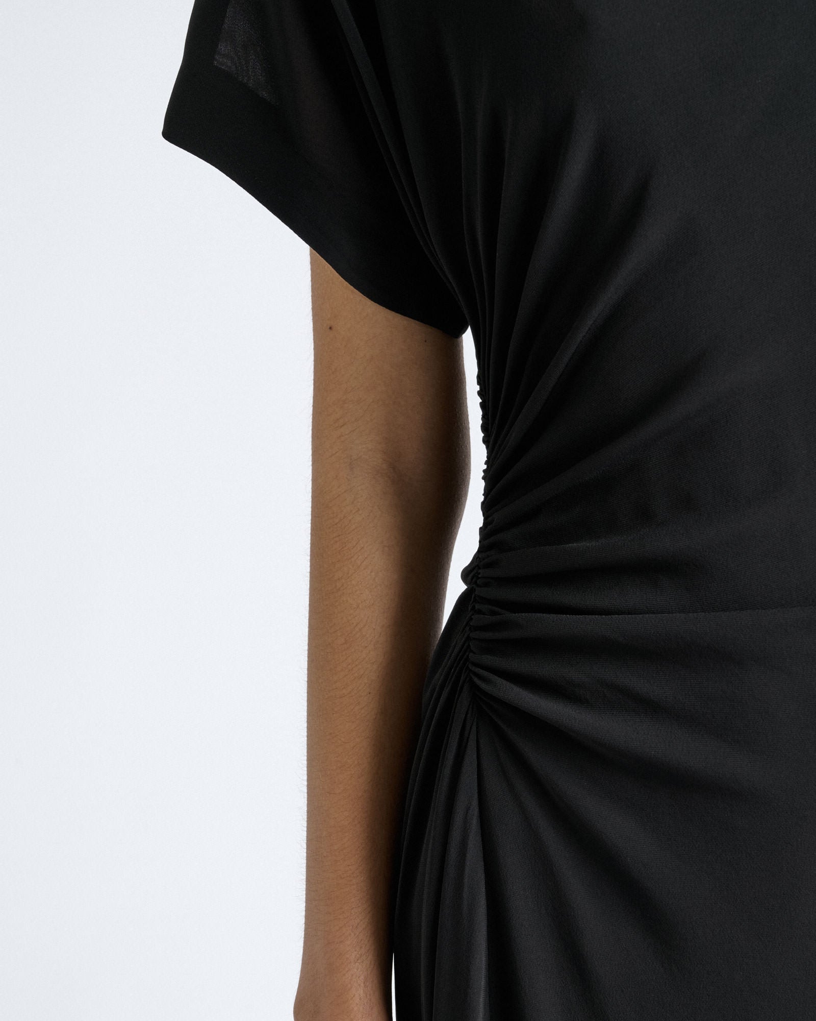Cue Draped Fold Neck Midi Dress - Image 3