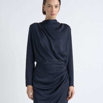 Cue Drape Midi Dress - Image 2