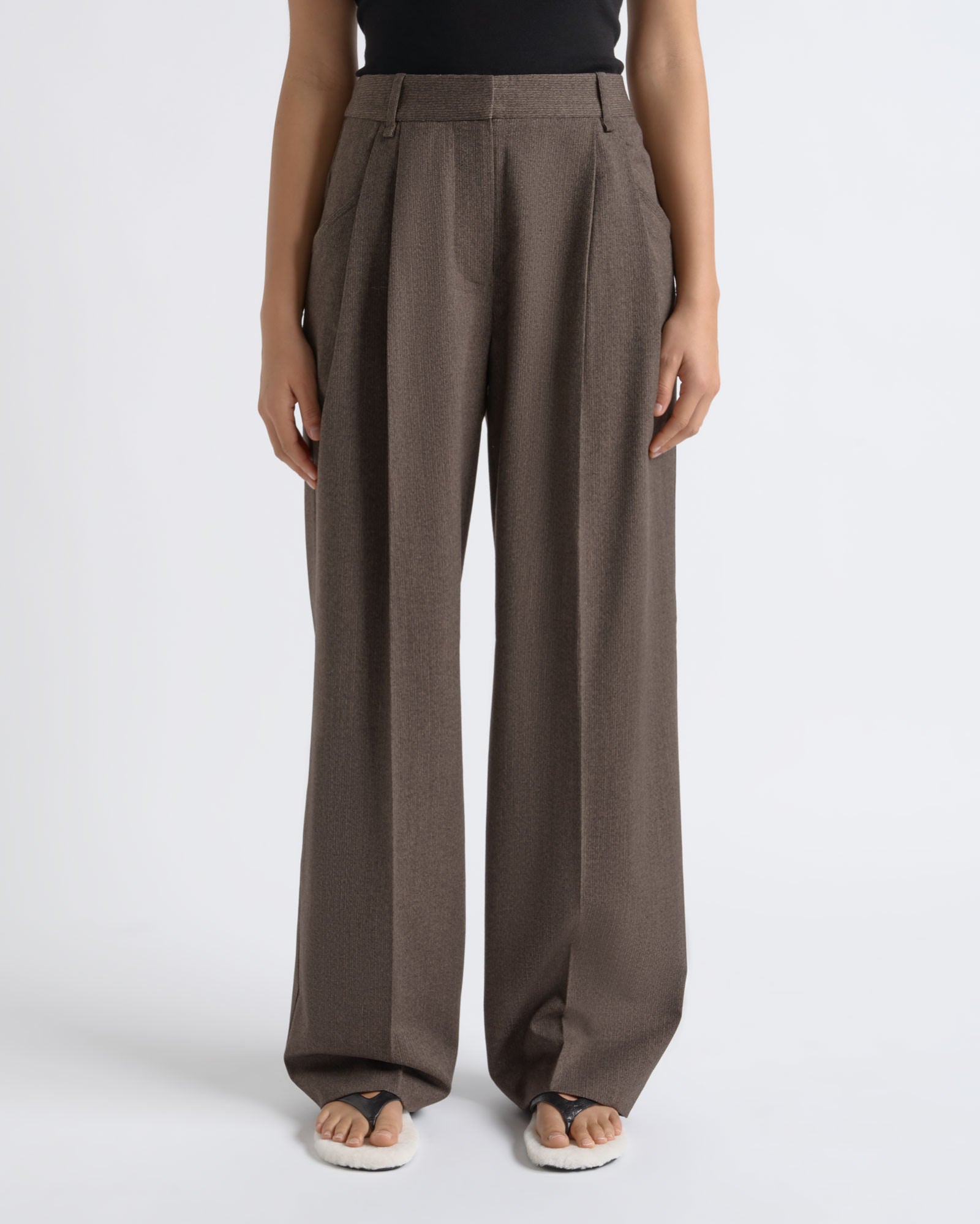 Cue Double Pleat Pant - Image 1
