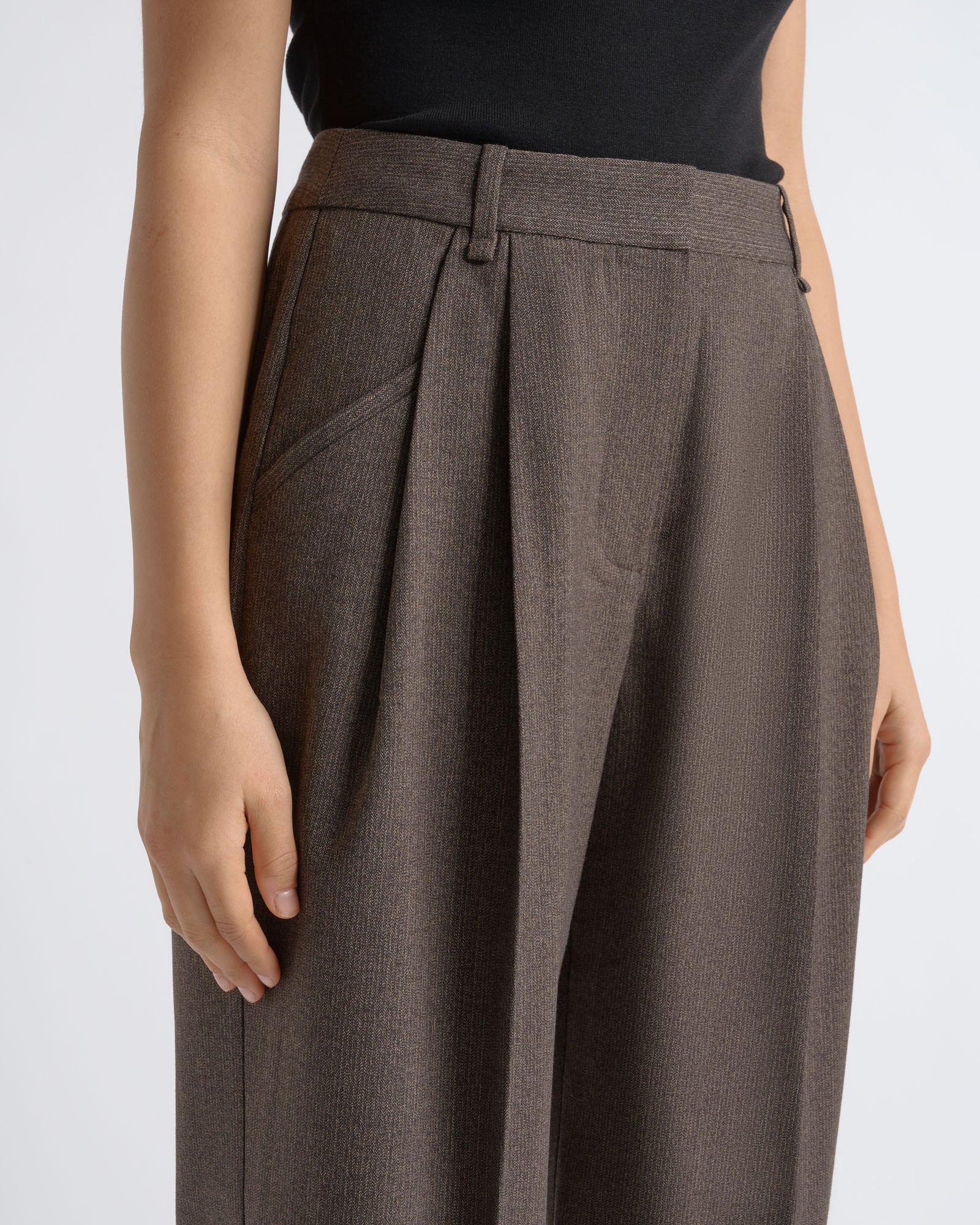 MNCUE260826054018061_3 Cue Double Pleat Pant - Image 3