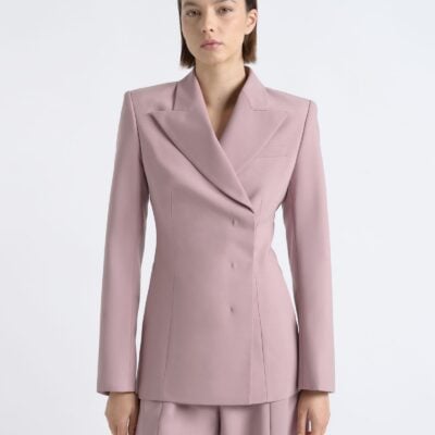Cue Double Breasted Concealed Blazer - Image 1