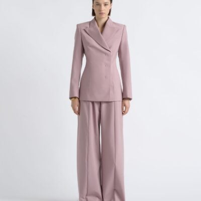 Cue Double Breasted Concealed Blazer - Image 2