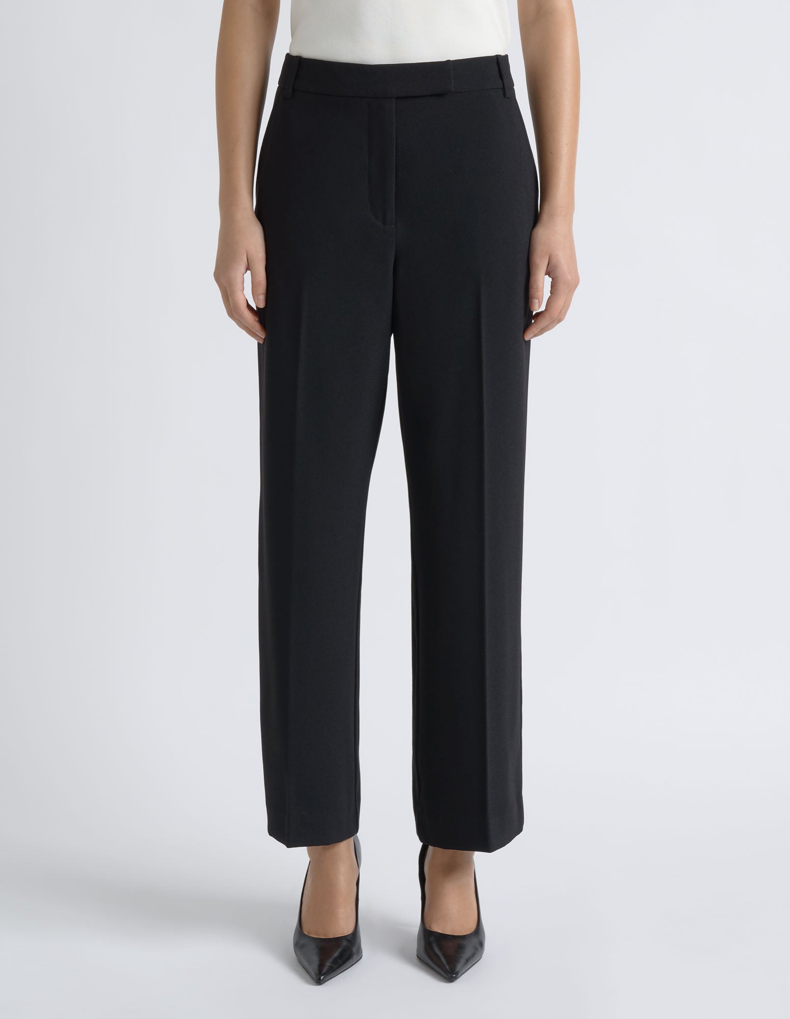 Cue Crepe Straight Leg Pant - Image 1