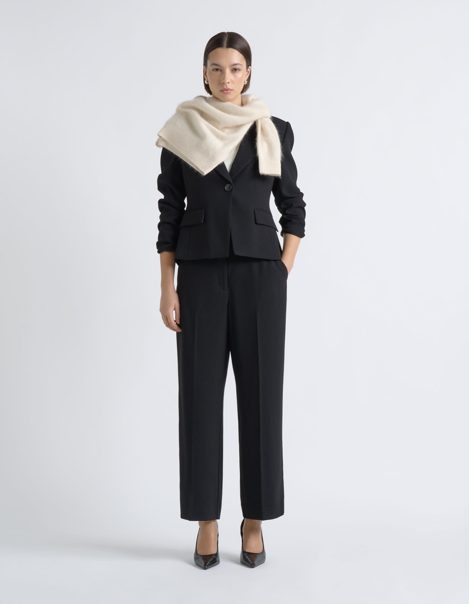 MNCUE260826054018064_2 Cue Crepe Straight Leg Pant - Image 2