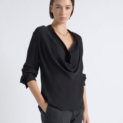 Cue Cowl Neck Shirt - Image 1