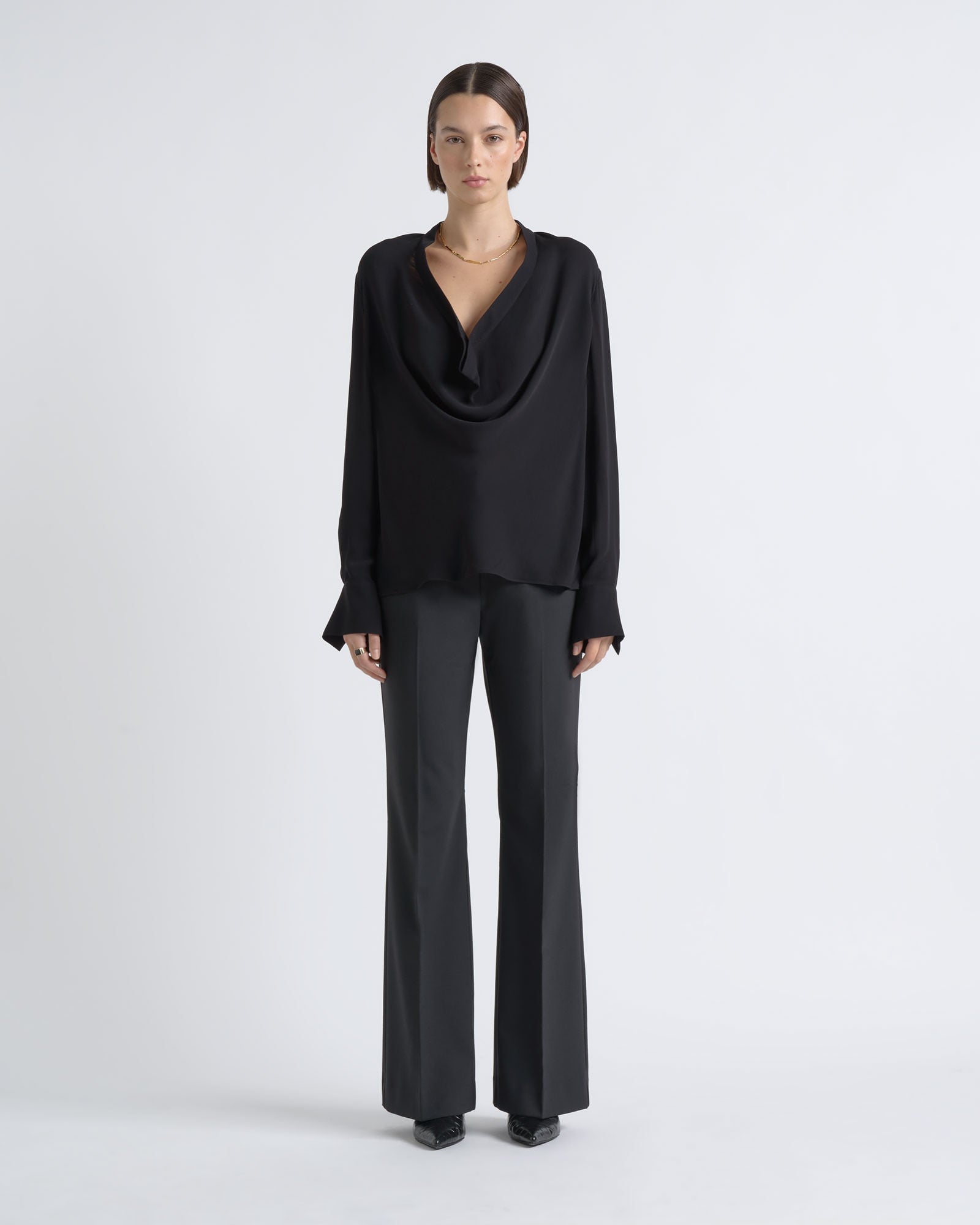 Cue Cowl Neck Shirt - Image 2