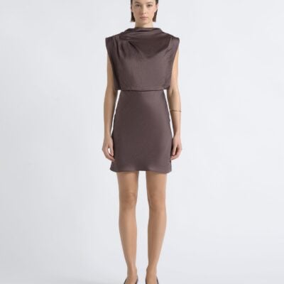 Cue Cowl Neck Mini Dress - Image 1