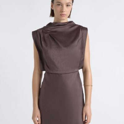 Cue Cowl Neck Mini Dress - Image 2