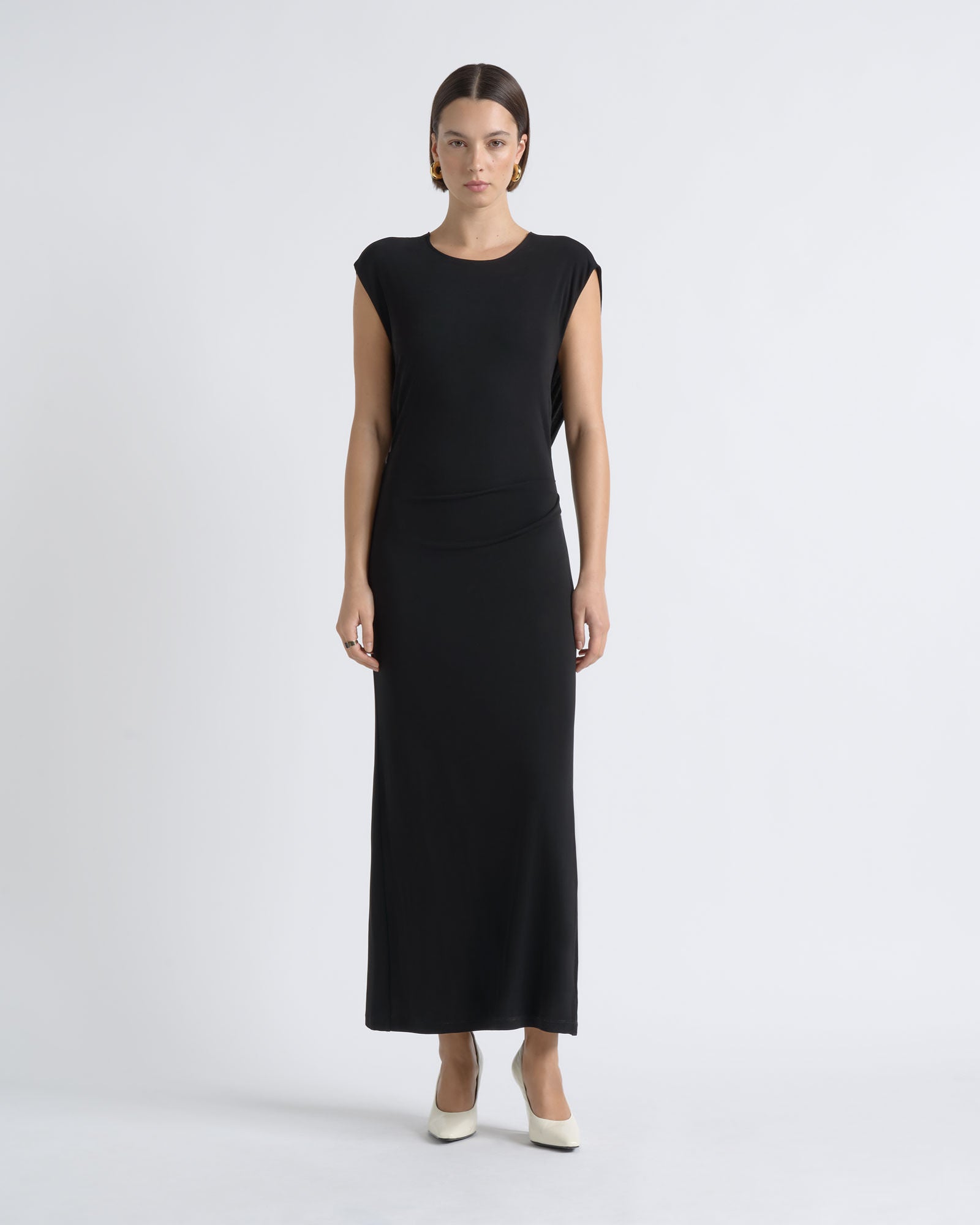 Cue Cowl Back Maxi Dress - Image 1