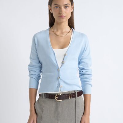 Cue Cotton Silk Cardigan - Image 1