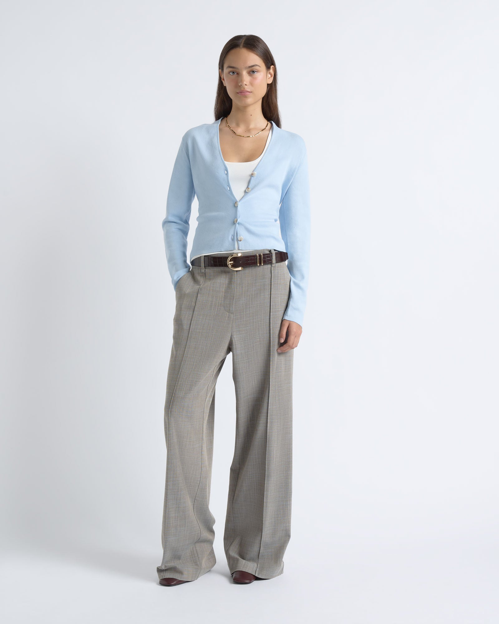 Cue Cotton Silk Cardigan - Image 2
