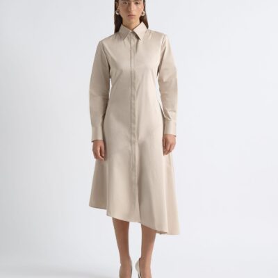 Cue Asymmetric Shirt Dress - Image 1