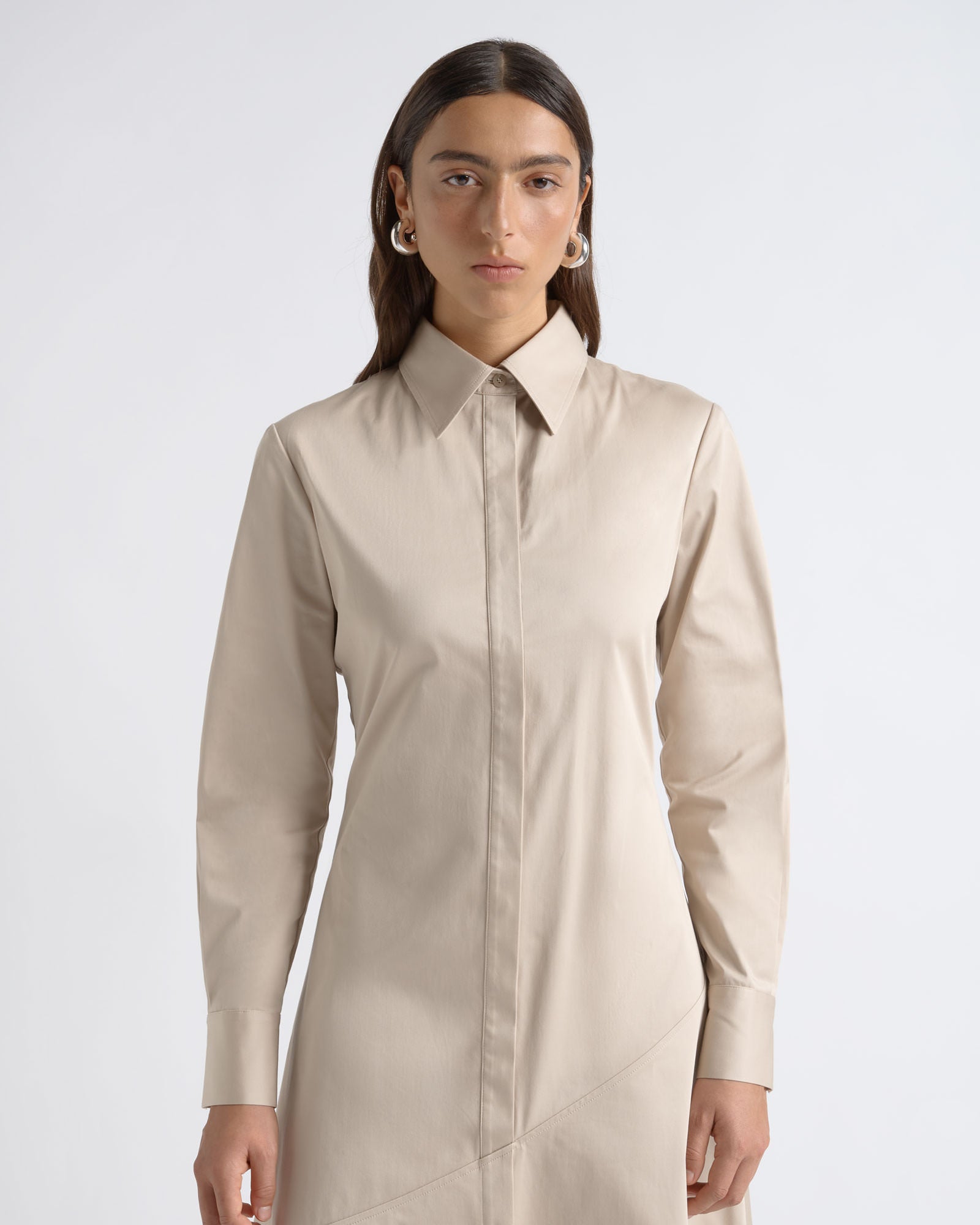 Cue Asymmetric Shirt Dress - Image 2