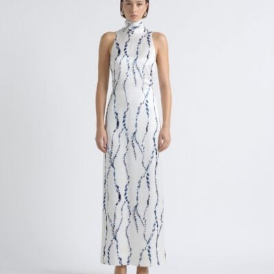 Cue Abstract Print Column Maxi Dress - Image 2