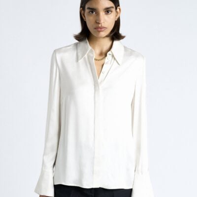 Cue Viscose Satin Shirt - Image 1
