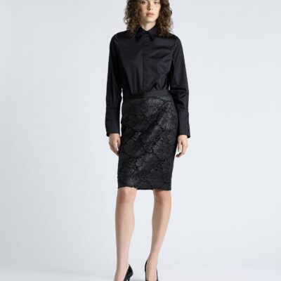 Cue Topstitched Cotton Shirt - Image 2