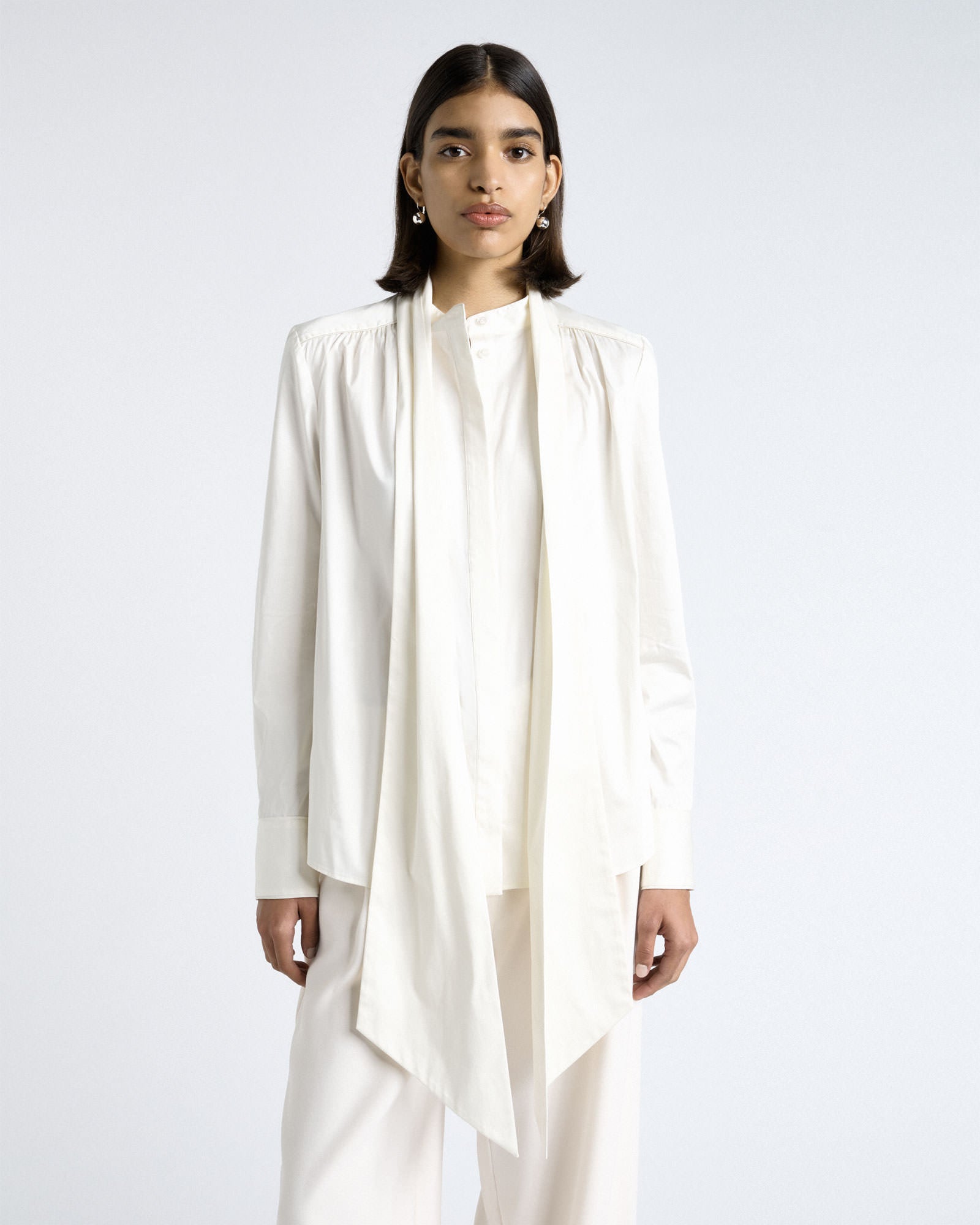 Cue Stretch Cotton Blouse - Image 1
