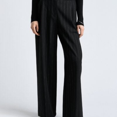 Cue Pinstripe Wide Leg Pant - Image 1