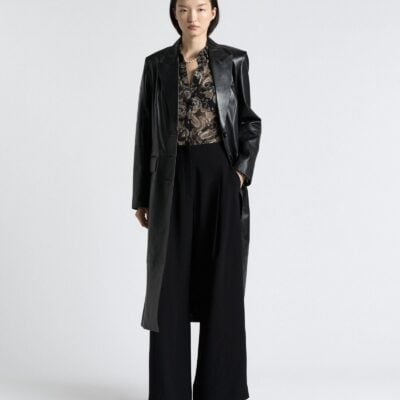 Cue Leather Coat - Image 1