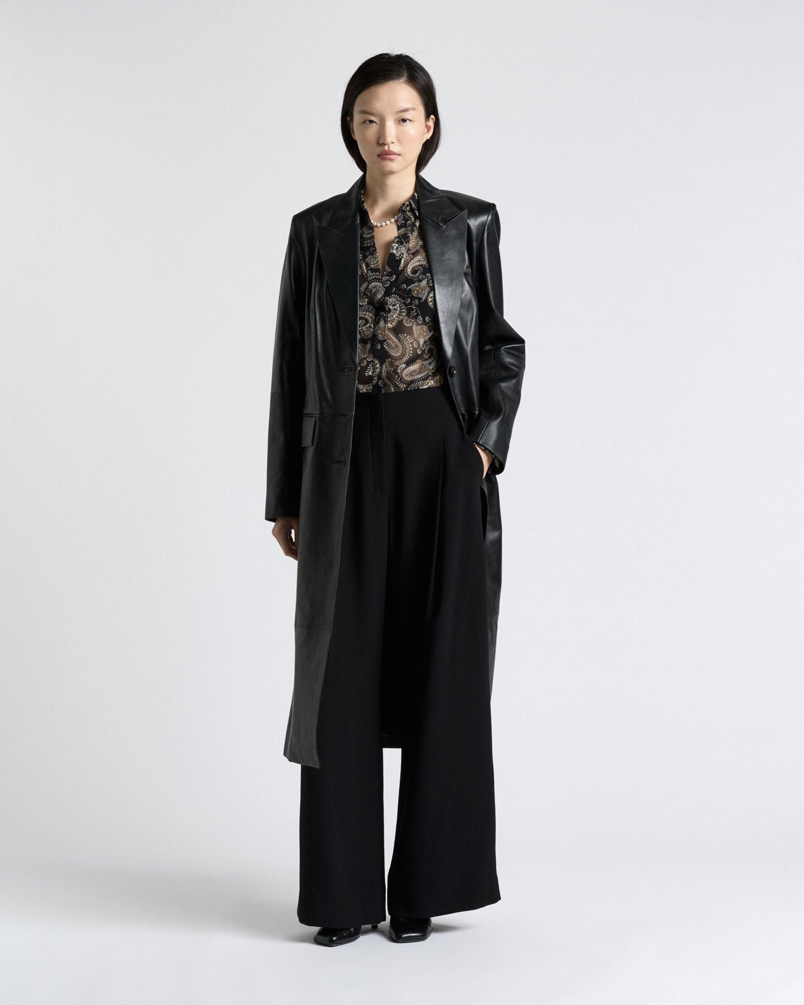 Cue Leather Coat - Image 1