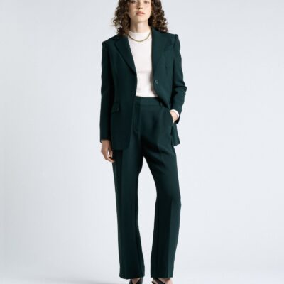 Cue Jade Double Weave Boot Leg Pant - Image 2