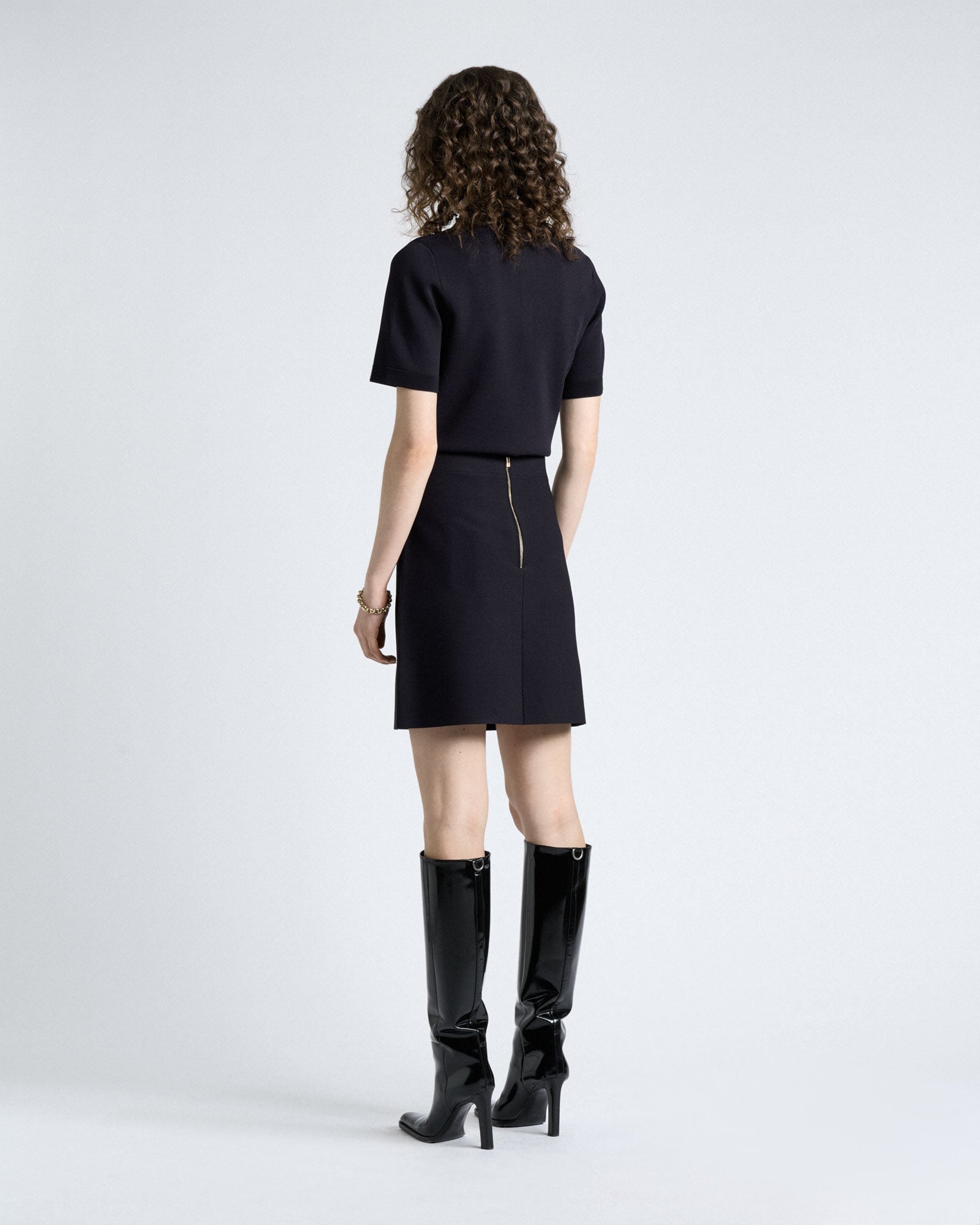 Cue Ink Milano Mini Skirt - Image 3