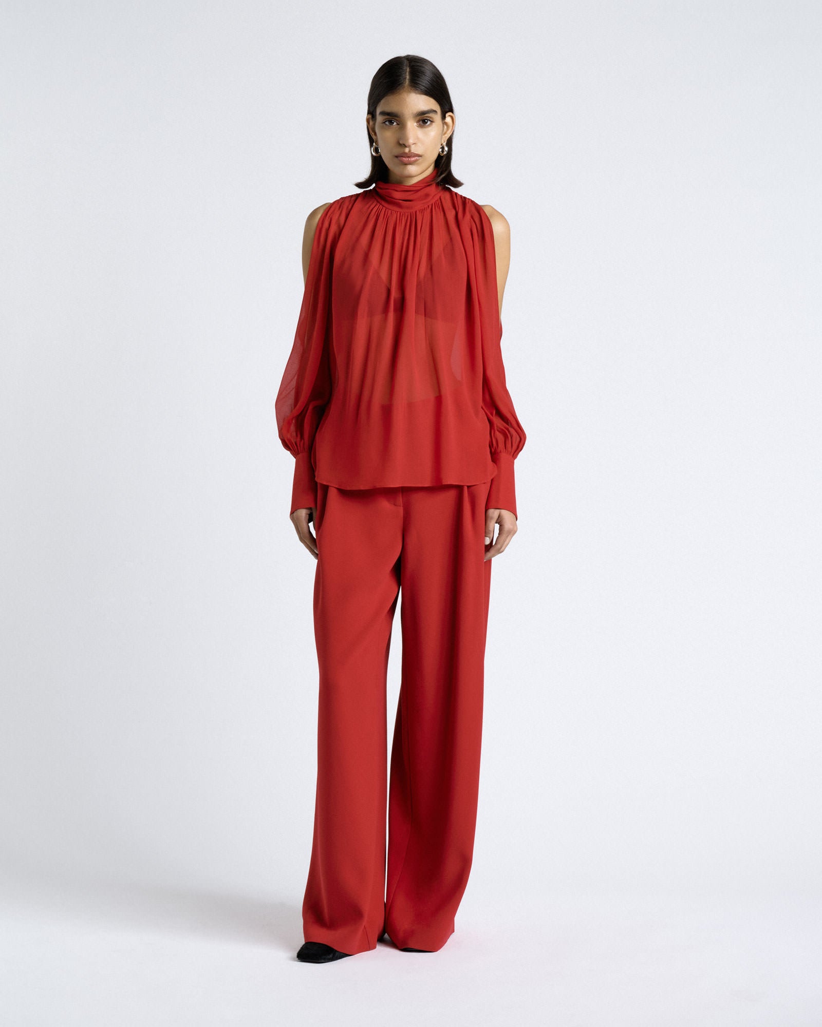 Cue Georgette Split Sleeve Top - Image 2