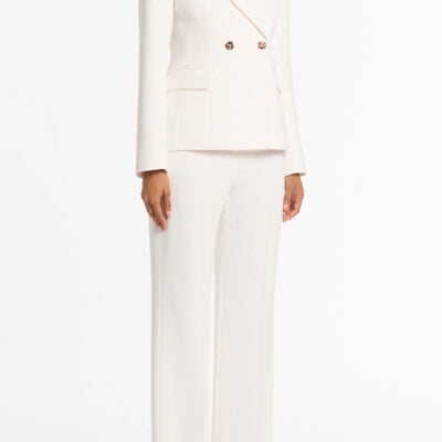 Carla Zampatti White Crepe Florence Jacket - Image 2