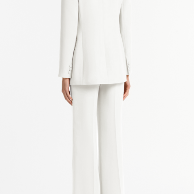 Carla Zampatti White Crepe Classic Jacket - Image 2