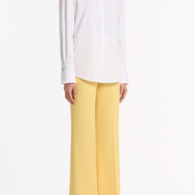 Carla Zampatti White Cotton Relaxed Shirt - Image 2
