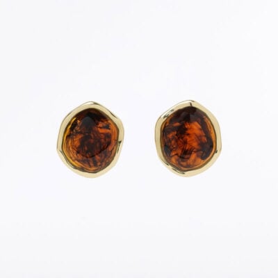 Carla Zampatti Venetian Oval Earrings - Image 1