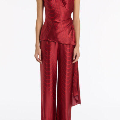 Carla Zampatti Undercurrent Silk Viscose Stretch Lounge Pant - Image 1