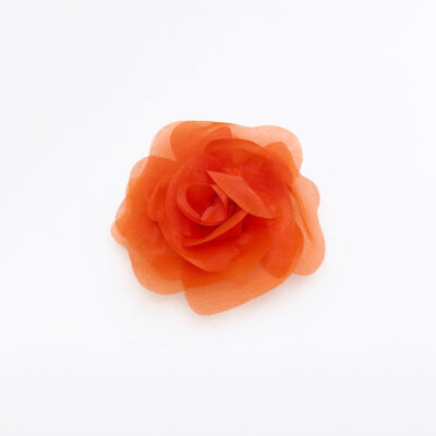 Carla Zampatti Tangerine Small Fiore Brooch - Image 1
