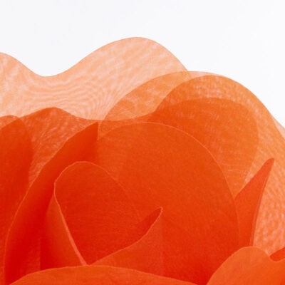 Carla Zampatti Tangerine Small Fiore Brooch - Image 2