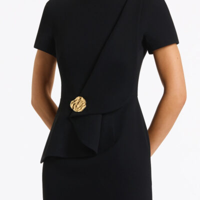 Carla Zampatti Small Sculptural Petal Brooch - Image 2