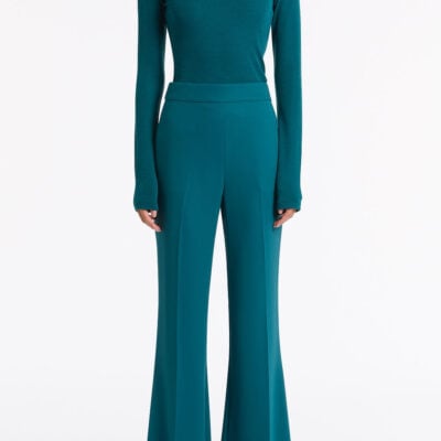 Carla Zampatti Serpentine Babywool High Neck Top - Image 1
